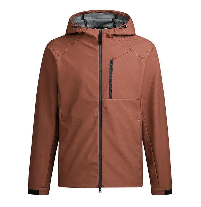 Reflective Hiking Jacket Waterproof Outdoor Men Windbreaker Windproof Camping Fishing Hooded Women Jackets Unisex's Outdoor Coat