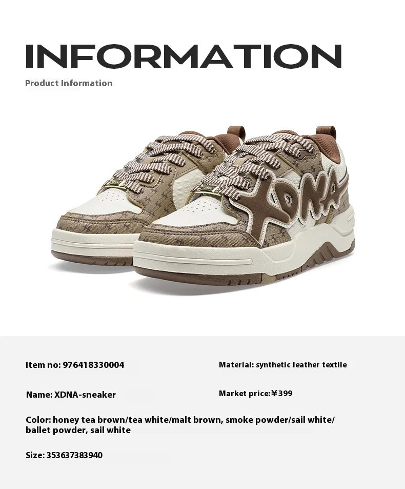 Xtep Oubao Sports Shoes For Women 2024 Winter Rebound Running Shoes Trendy Retro Cushion Sneakers 976418330004
