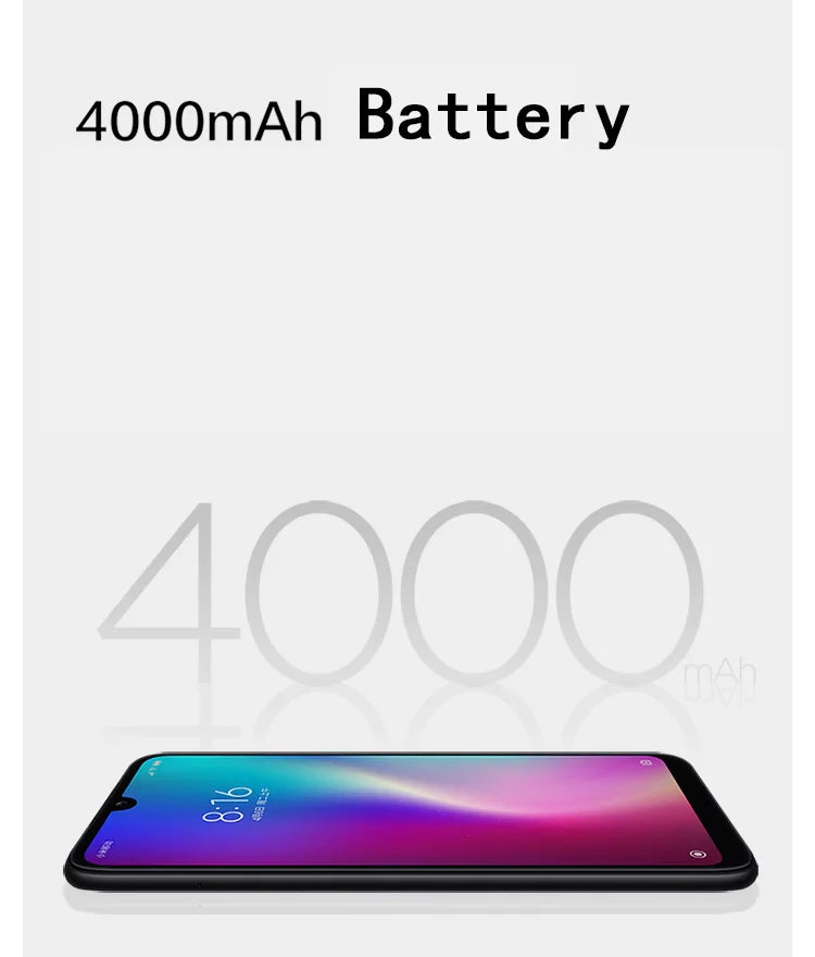 Original Xiaomi Redmi 7 4GB 64GB 6.81'' Mobile Phones Global ROM Google Play Android 4000 mAh Smartphone Fingerprint Free Gift
