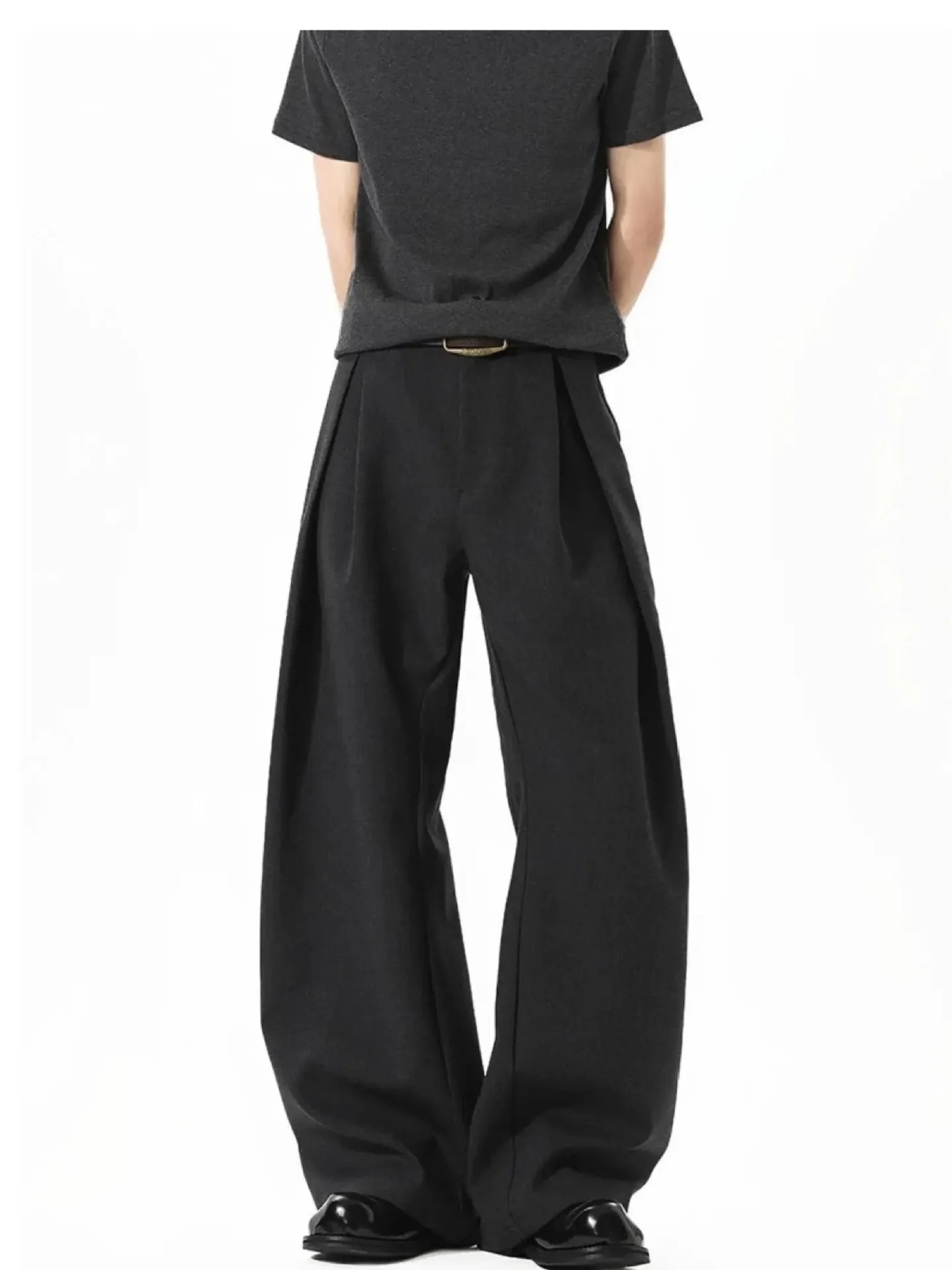Men's Formal Trousers 2025 Korean Version New Wide Leg West Pants Legs Casual Pants Cleanfit Style Autumn Clothes Pants for Man