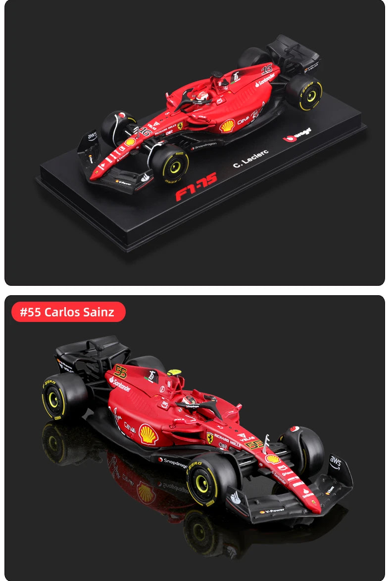 Bburago Diecast 1:43 Car 2022 Alfa Romeo C42 Metal F1 Model Car Formula One Racing Car Formula 1 Alloy Toy Vehicle Collection