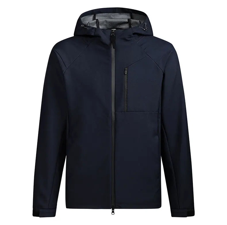 Reflective Hiking Jacket Waterproof Outdoor Men Windbreaker Windproof Camping Fishing Hooded Women Jackets Unisex's Outdoor Coat
