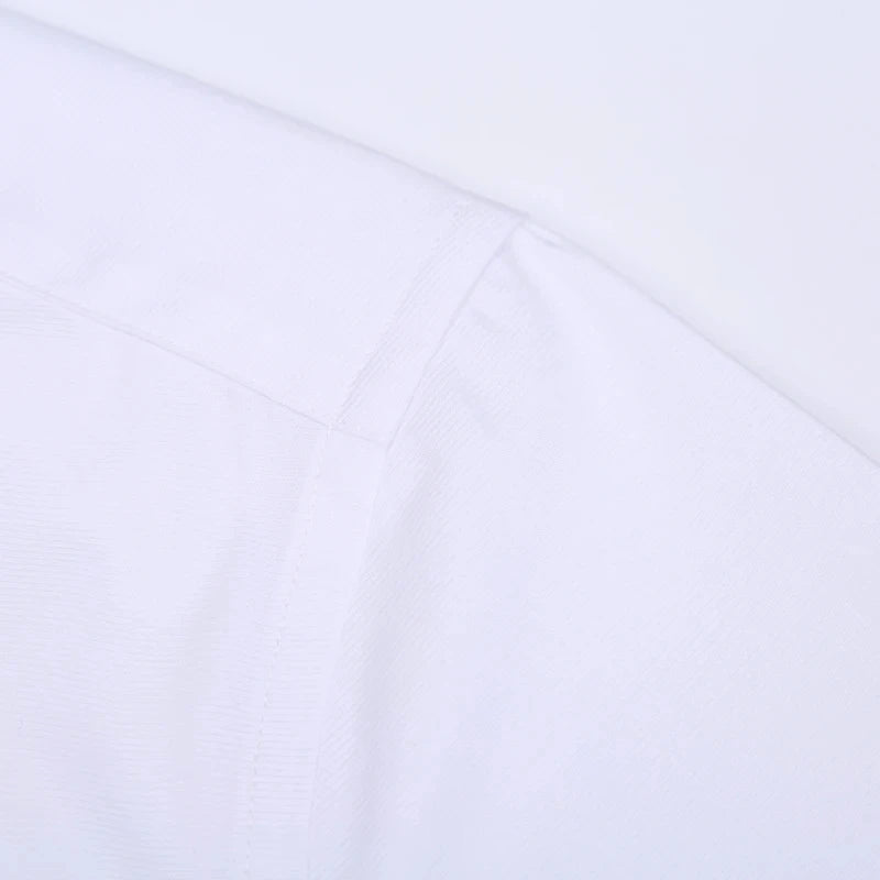 8XL Formal Office Wear 100 Cotton Long Sleeve Shirt for Men Business Casual Striped Work Shirt Men Long Sleeve White Black Blue