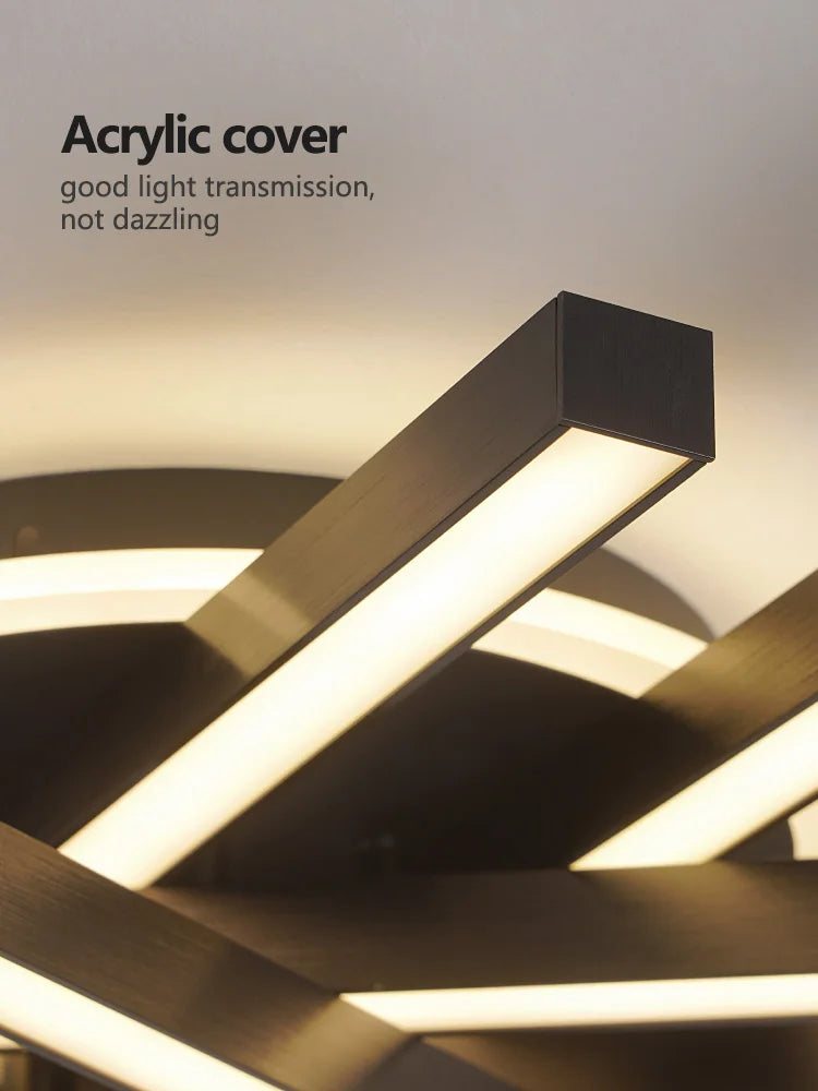 2025 new ceiling lamp Nordic modern LED lamp living room dining room bedroom lights ceiling chandelier