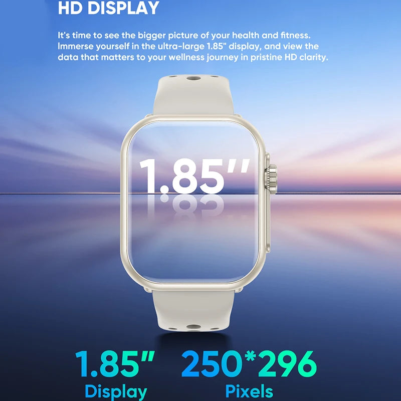 For Apple Watch Ultra 2 1000 mAh Smart Watch Men Women 1.85-inch HD Full Touch Screen IP68 Waterproof Bluetooth Call Smartwatch
