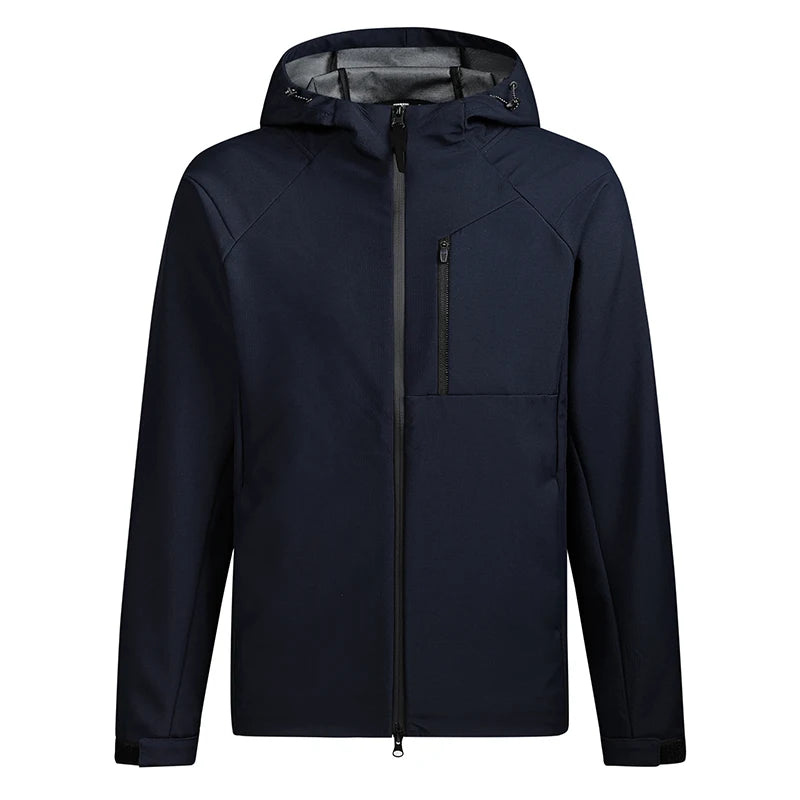 Reflective Hiking Jacket Waterproof Outdoor Men Windbreaker Windproof Camping Fishing Hooded Women Jackets Unisex's Outdoor Coat
