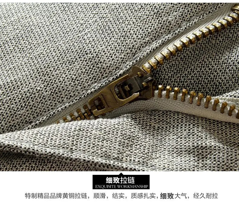 high quality linen pants man summer Cotton Linen Casual Pants For Men Business Man Cargo Pants Mens Trousers MAN JEAN Big size