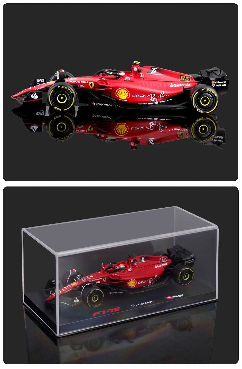 Bburago Diecast 1:43 Car 2022 Alfa Romeo C42 Metal F1 Model Car Formula One Racing Car Formula 1 Alloy Toy Vehicle Collection