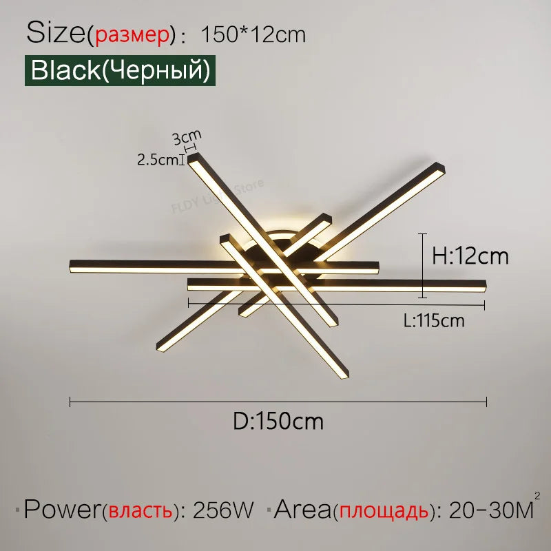 2025 new ceiling lamp Nordic modern LED lamp living room dining room bedroom lights ceiling chandelier