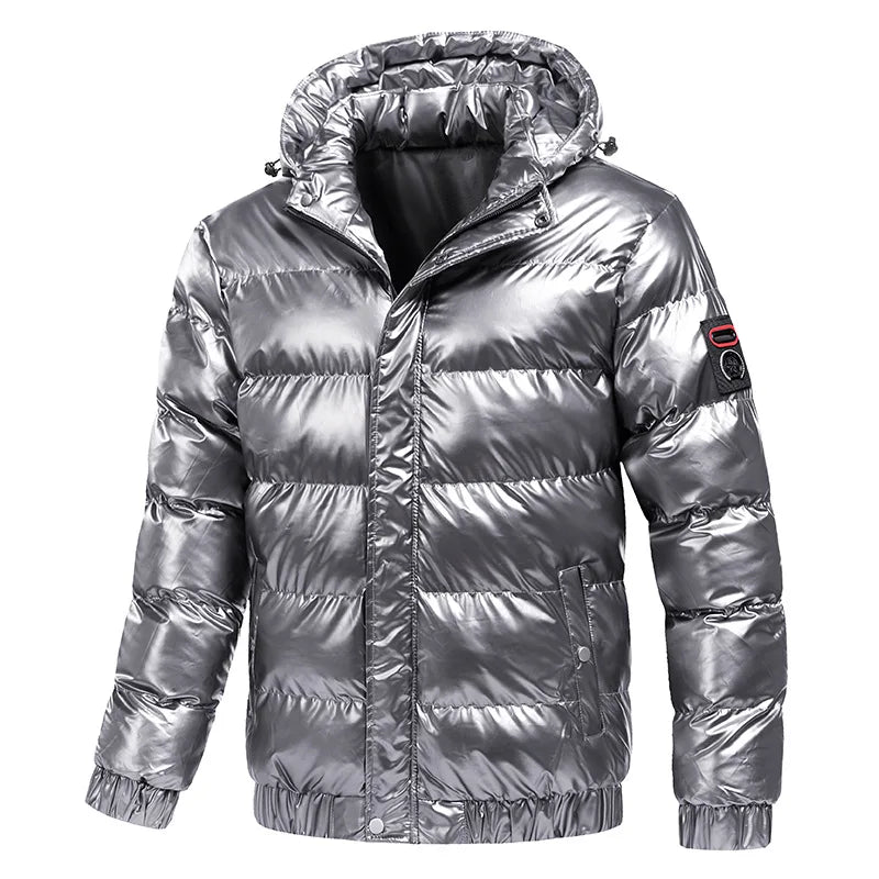 Winter Men's Jackets Fashion Men Cotton Warm Parkas Down Hoodies Coats Casual Outdwear Thermal Jackets Mens Clothing