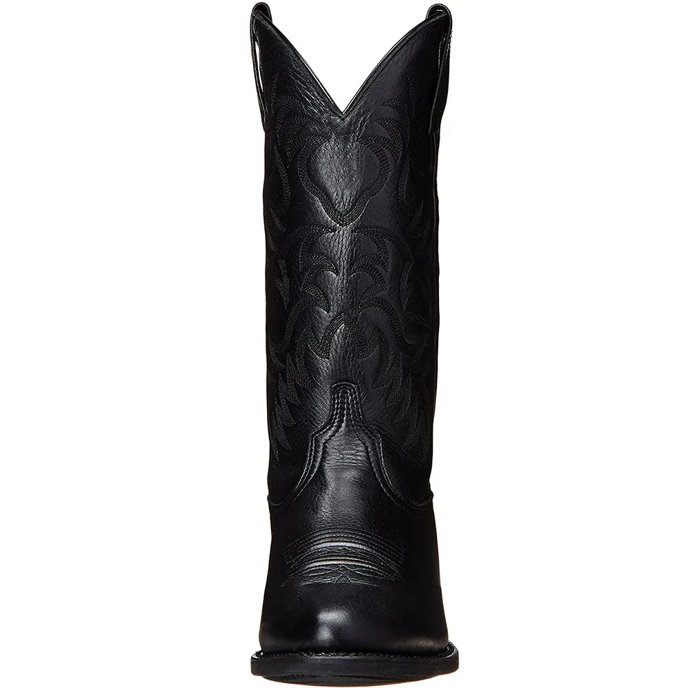 Men Women Mid-calf Boots Handmade Retro Western Cowboy Boots Leisure Casual Loafers Sneakers Riding Shoes Zapatos Hombres unisex