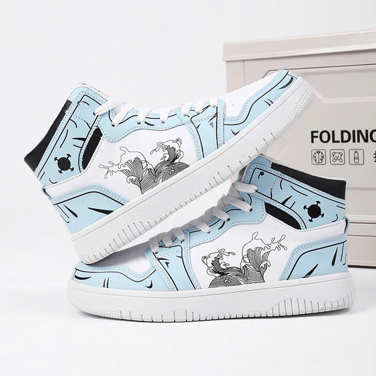 Mens Board Shoes 2025 New Winter Warm Anti Slip Thick Soled Outdoor Casual Sneakers Fashion High Top Lace Up Flat Walking Shoes