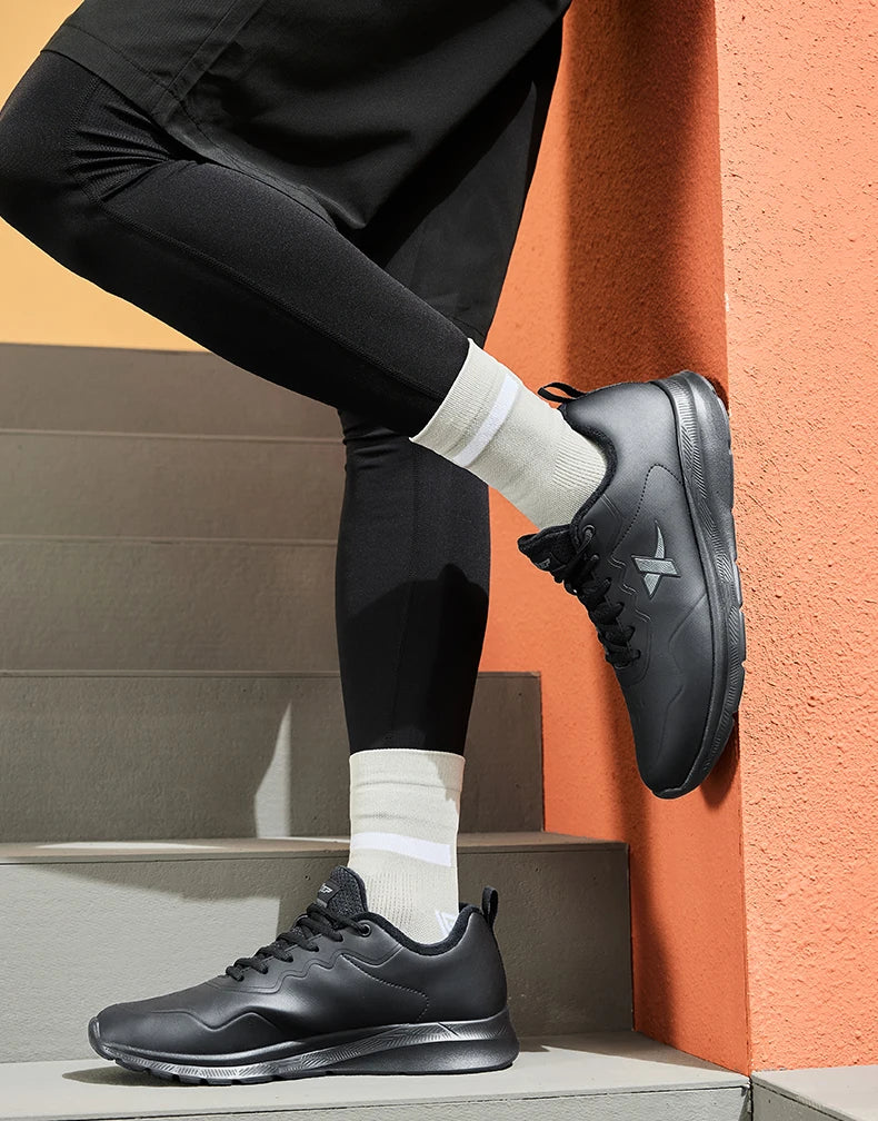 Xtep 9839 Two Cotton Version Cotton Shoes For Men 2024 Winter Soft Sports Shoes Comfortable Stability Sneakers 876419370045