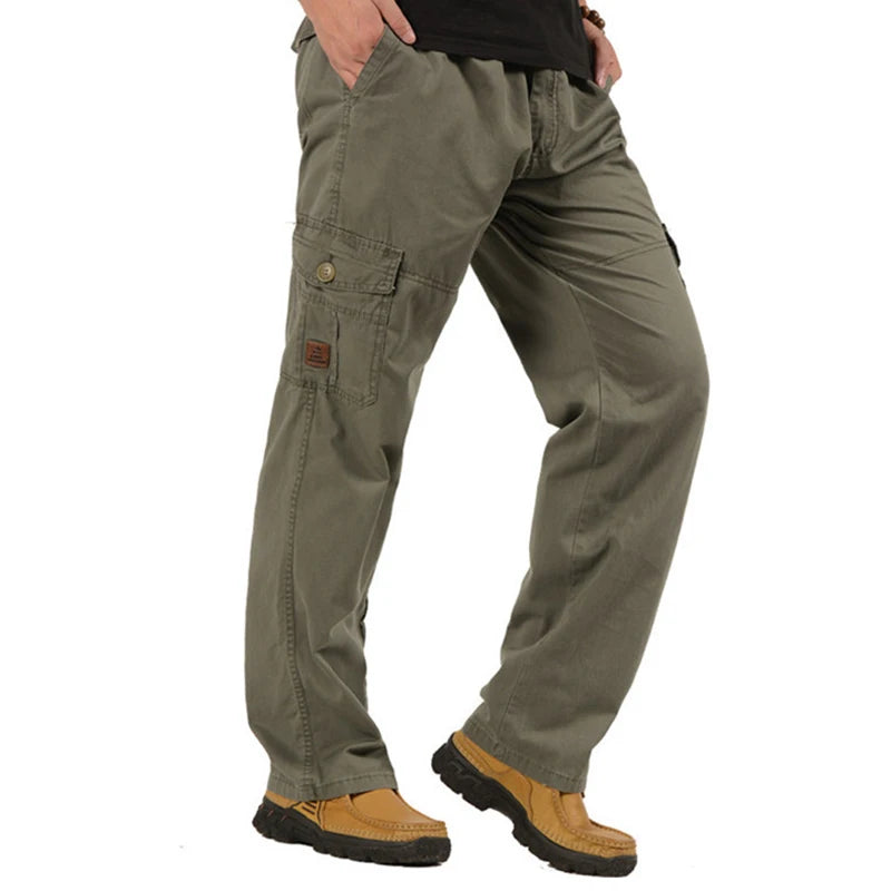 Men Pants Large size Big 6XL Plus Men's Cargo Pants Trousers For Men Sports Pants Military Style Trousers Jogger Pants Male