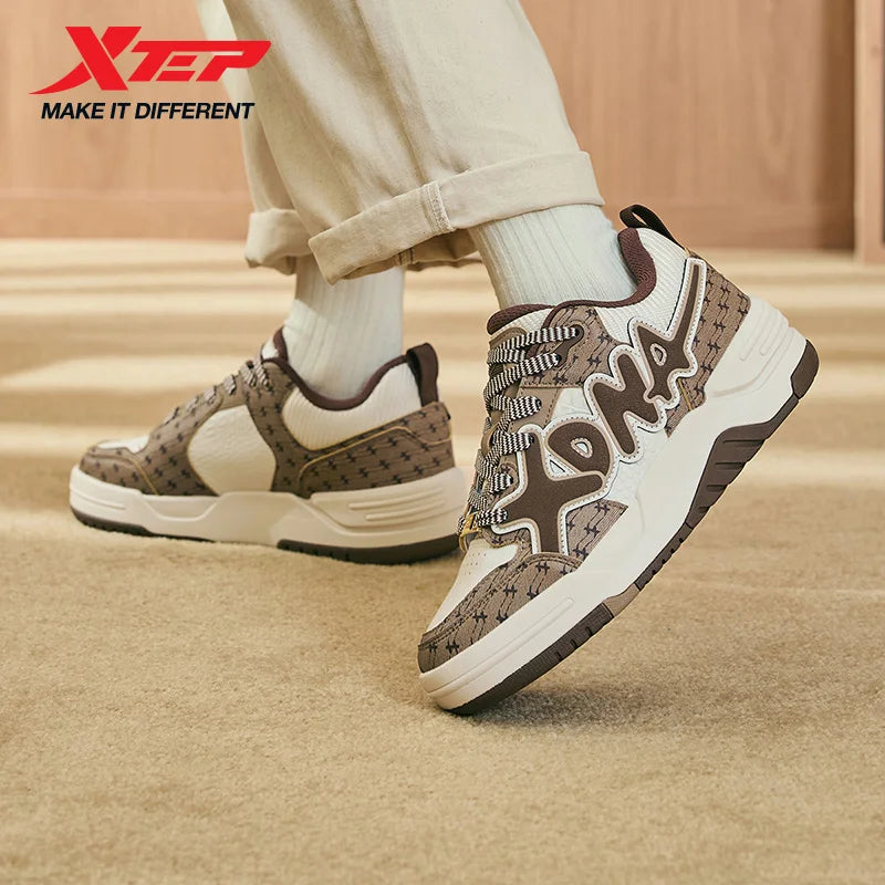 Xtep Oubao Sports Shoes For Women 2024 Winter Rebound Running Shoes Trendy Retro Cushion Sneakers 976418330004