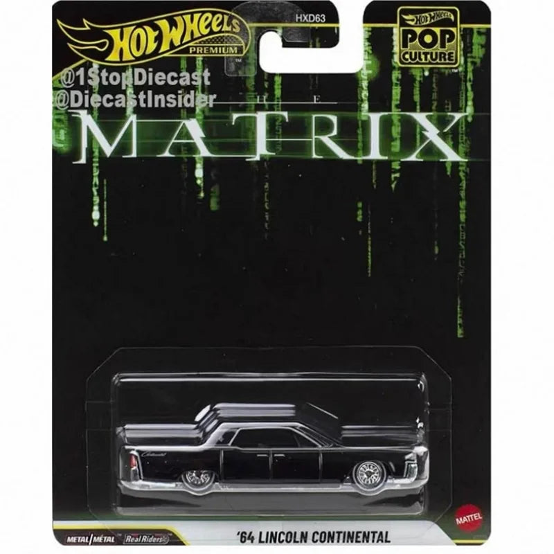 2025 Hot Wheels Entertainment Culture Series 1/64 Nissan Skyline Stranger Things BMW Lincoln Alloy Die-Cast Car Models Boy Gifts