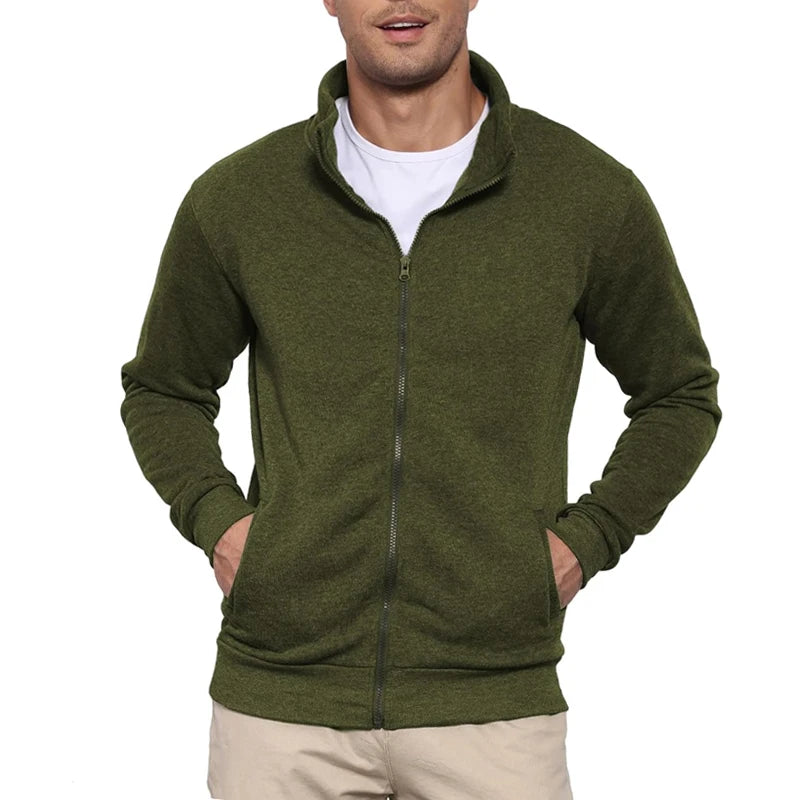 Animal Game Men's Long Sleeve Jacket Man Without Zip Coats Outdoor Sport Lightweight Sweatshirts Streetwear Slim Fit Cardigan