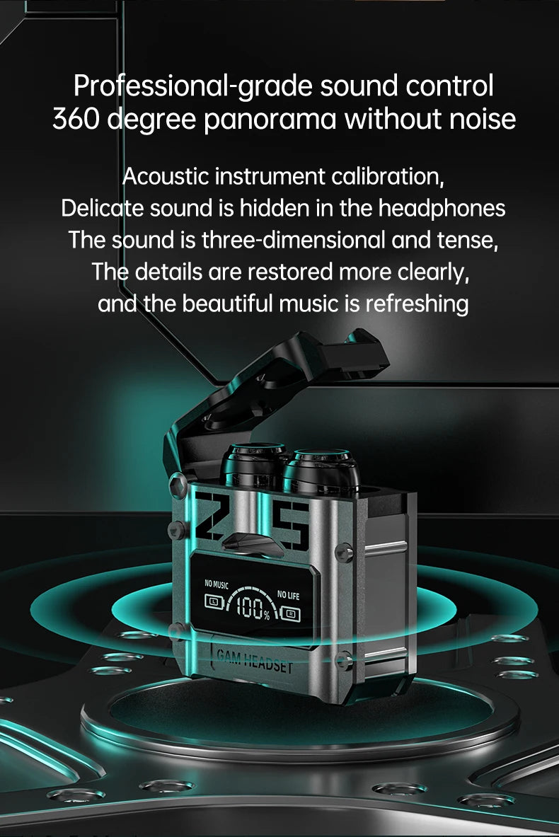 TWS M25 Bluetooth 5.3 Earphones Noise Canceling Earbuds Wireless Headphones HD Call Stereo Sports Headsets With Mic For Xiaomi