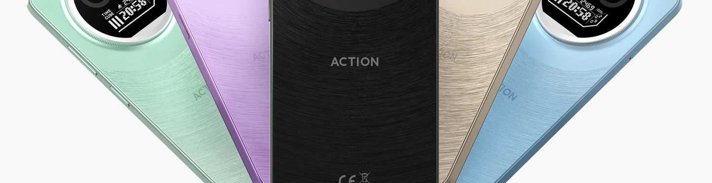IIIF150 Action A5Pro Phone Android 15 Smartphone 8GB RAM 256GB ROM 6.8inch HD+ HAA Display Dual Screen Design 5100mAh Battery