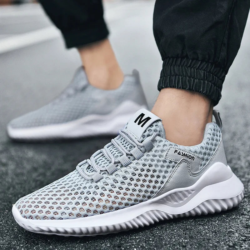 2025 Summer Men's Loafers Walking Mesh Breathable Summer Comfortable Casual Shoes Sneakers Zapatillas Hombre Men Running shoes