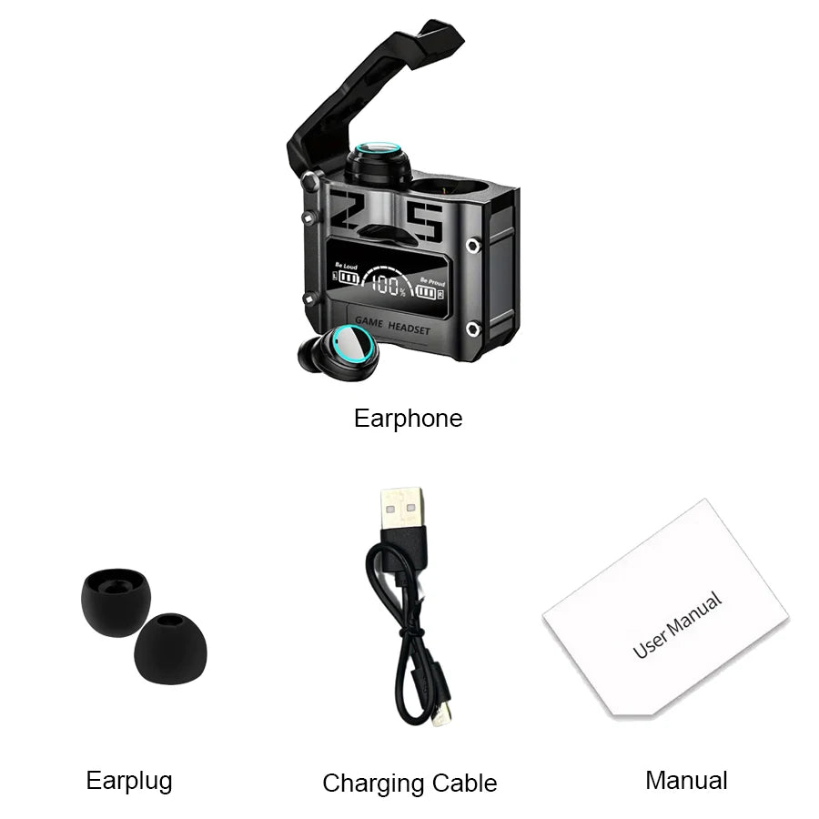 TWS M25 Bluetooth 5.3 Earphones Noise Canceling Earbuds Wireless Headphones HD Call Stereo Sports Headsets With Mic For Xiaomi