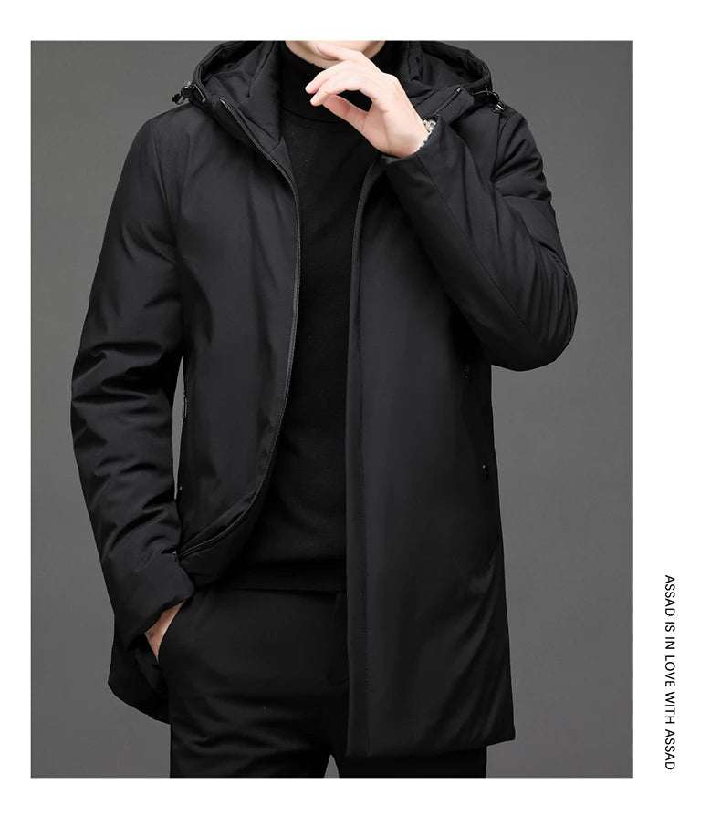 Men 2025 Winter Cotton-padded Coat Version of Japanese Down Padded Jacket Autumn Hooded Cotton-padded Jacket Men