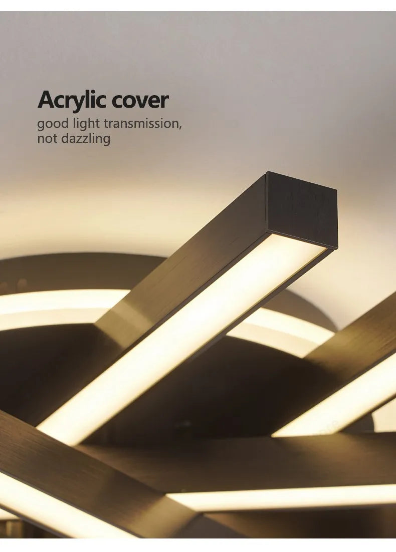2025 new ceiling lamp Nordic modern LED lamp living room dining room bedroom lights ceiling chandelier