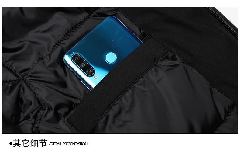 Men 2025 Winter Cotton-padded Coat Version of Japanese Down Padded Jacket Autumn Hooded Cotton-padded Jacket Men