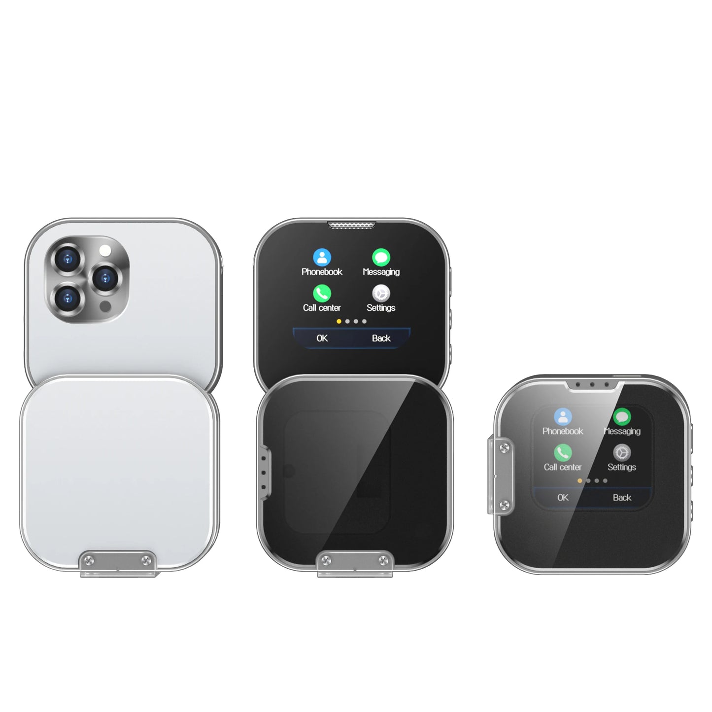 SERVO i19 Rotate Mini Mobile Phone 1.69" Touch Screen 2 SIM Standby Bluetooth Dialer Magic Voice FM Radio 2G GSM Small Cellphone