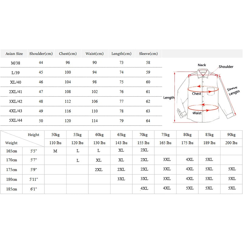 Além de tamanho grande 2023 m-5xl ajuste fino dos homens negócios casual camisa de mangas compridas clássico listrado masculino