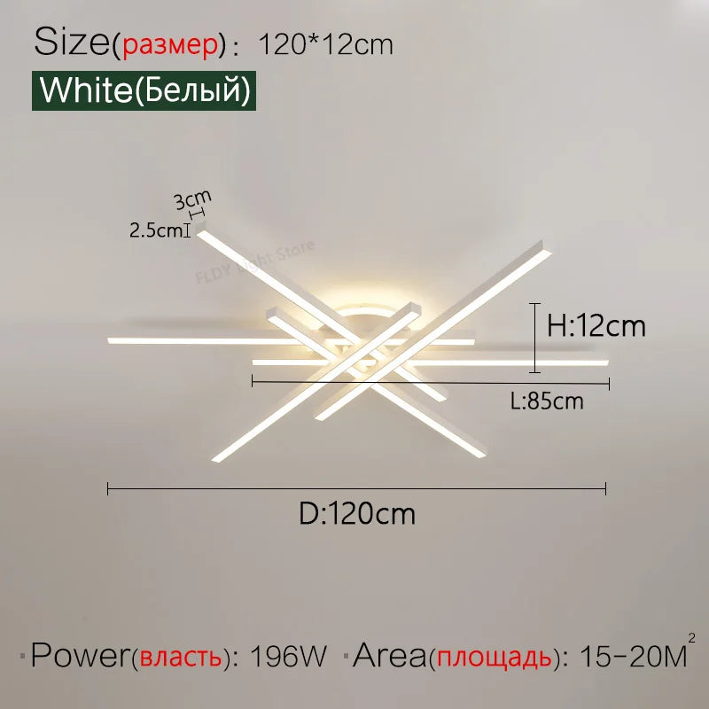 2025 new ceiling lamp Nordic modern LED lamp living room dining room bedroom lights ceiling chandelier