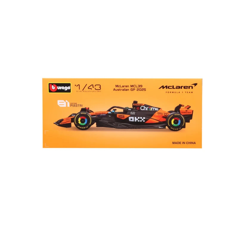 Bburago 1:43 F1 BWT Alpine Model With Helmet 2025 Alloy Miniature  Formula Racing Car Toy MCL39 W16 SF25 RB21 Japanese