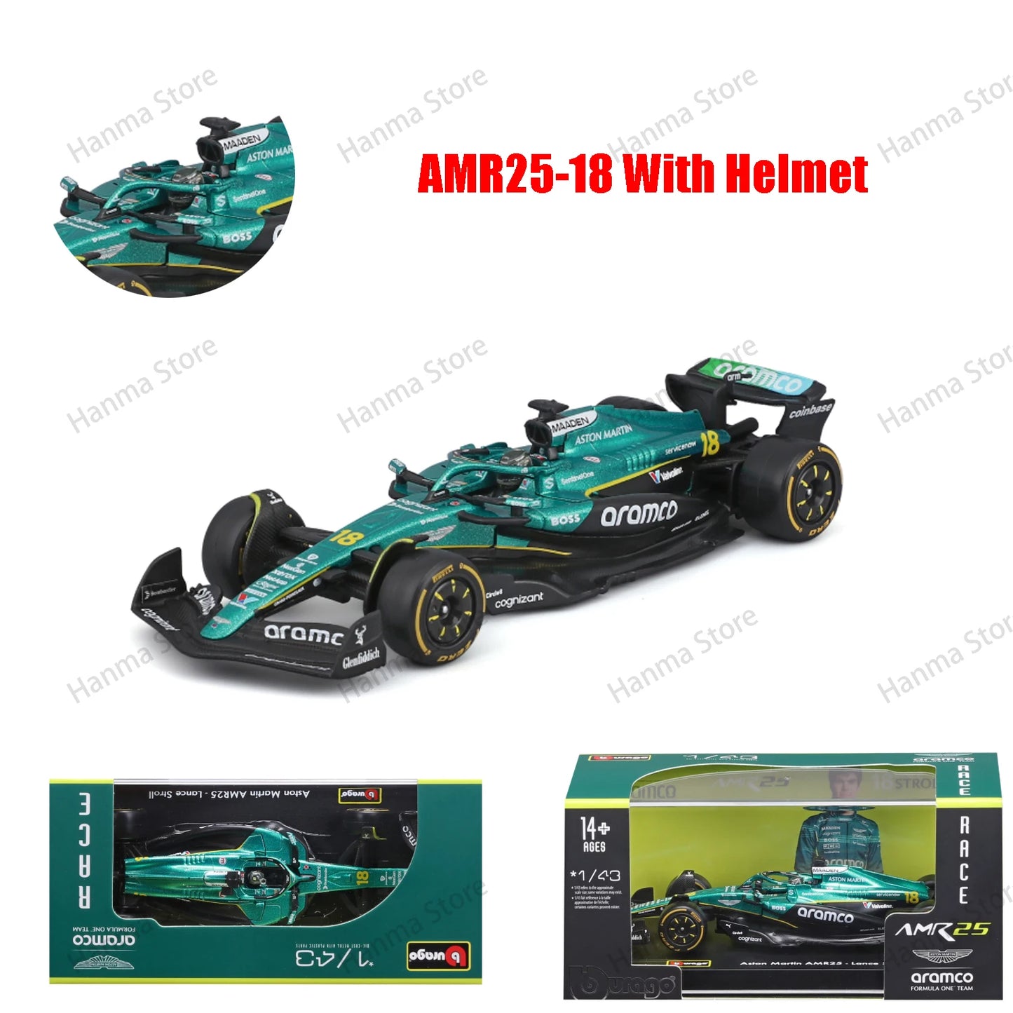 Bburago 1:43 F1 BWT Alpine Model With Helmet 2025 Alloy Miniature  Formula Racing Car Toy MCL39 W16 SF25 RB21 Japanese