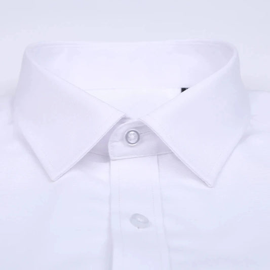 8XL Formal Office Wear 100 Cotton Long Sleeve Shirt for Men Business Casual Striped Work Shirt Men Long Sleeve White Black Blue