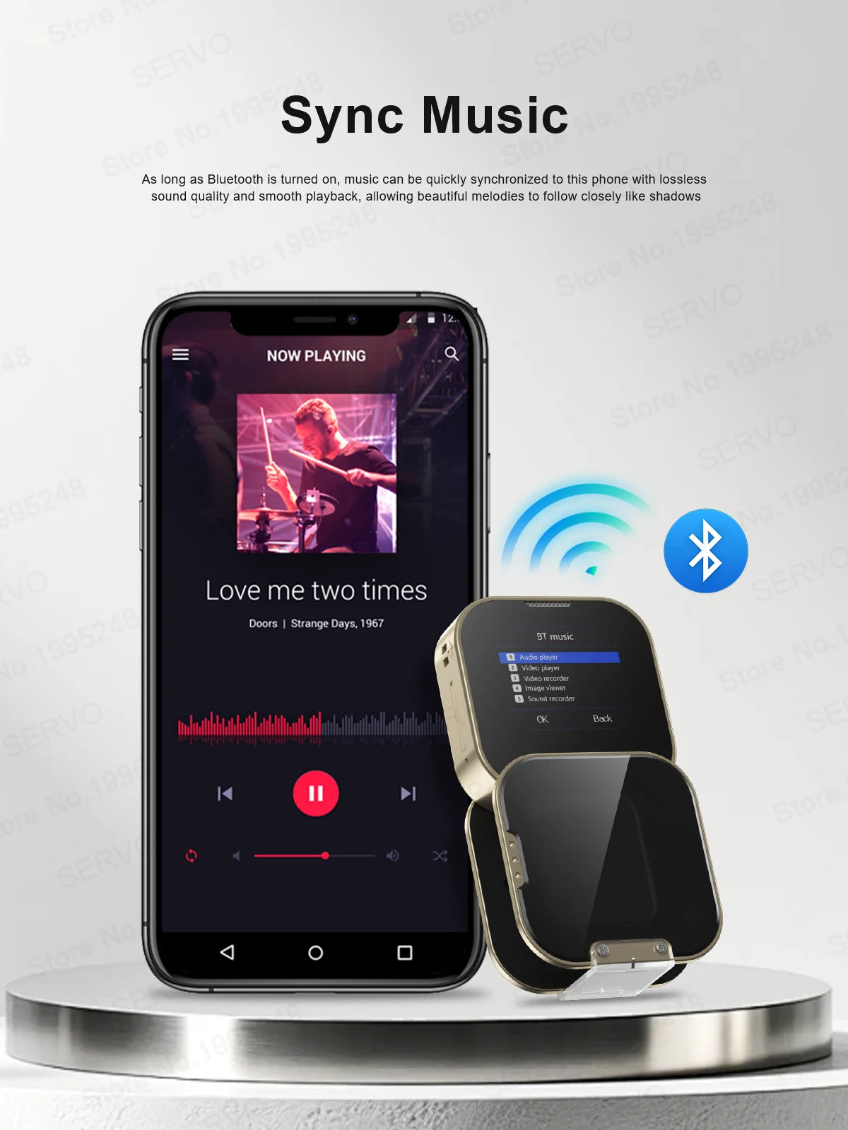 SERVO i19 Rotate Mini Mobile Phone 1.69" Touch Screen 2 SIM Standby Bluetooth Dialer Magic Voice FM Radio 2G GSM Small Cellphone